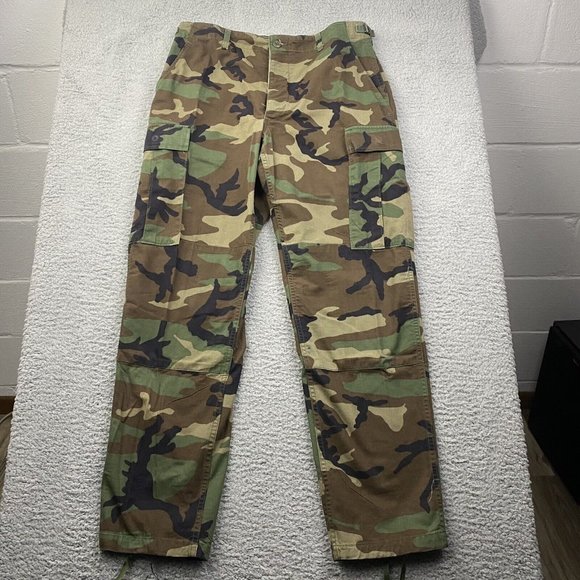 Other - Military Trousers Woodland Camo Uniform Pants Size Medium Regular